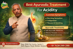 Ayurvedic Doctor Treatment Clinic for Acidity in Rohtak and Delhi