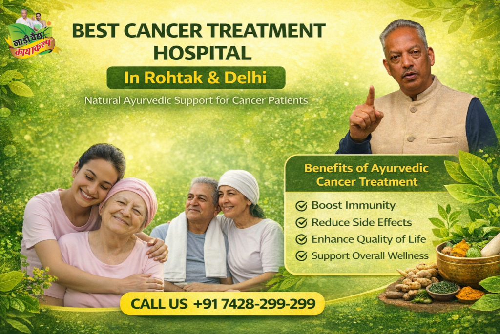 Best Cancer Treatment in Rohtak and Delhi – Natural Ayurvedic Support for Cancer Patients